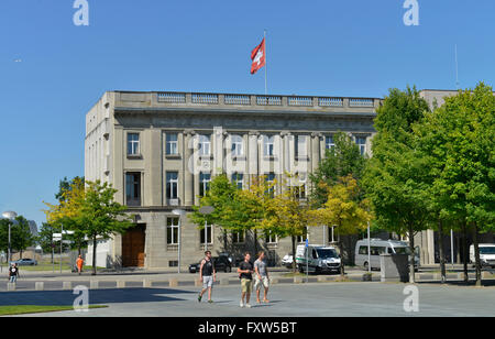 Botschaft Schweiz, Otto-von-Bismarck-Allee, Tiergarten, Mitte, Berlin, Deutschland Stock Photo