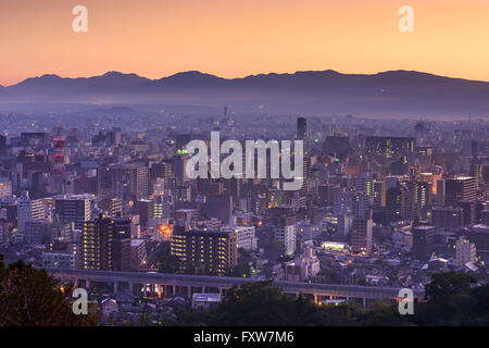 Kumamoto, Japan downtown skyline. Stock Photo