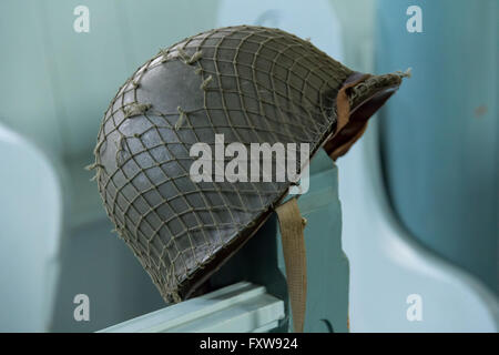 World War Two US Army Rangers M1 helmet on a plain background Stock ...