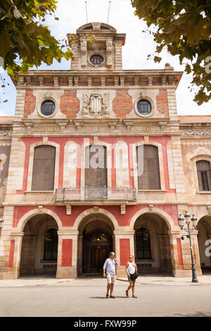 Parliament of Catalonia, Parlament de Catalunya, Parc De La Ciutadella, Barcelona, Spain Stock Photo