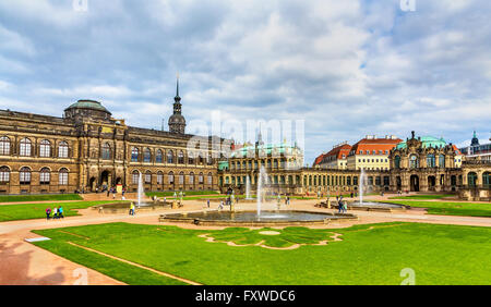 Zwinger Palace in Dresden, Saxony Stock Photo