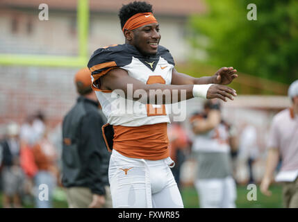 April 16, 2016: Texas Longhorns cornerback Kris Boyd (2) during the Orange and White Spring Game at Darrell K Royal - Texas Memorial Stadium in Austin, TX Tim Warner/CSM. Stock Photo