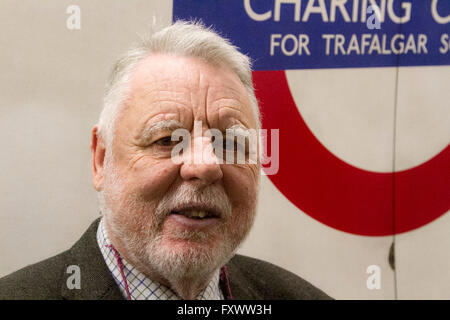 London, UK. 19th April 2016. Former Archbishop's of Canterbury Special Envoy Terry Waite who was kidnapped in Lebanon and held captive from 1987-1991 Credit:  amer ghazzal/Alamy Live News Stock Photo