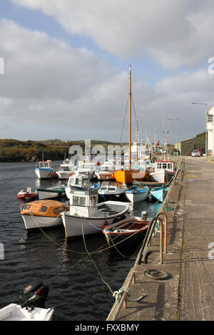 The harbour at Bunbeg in County Donegal, Ireland Stock Photo