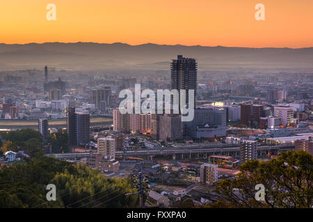 Kumamoto, Japan downtown skyline. Stock Photo