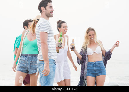 Group of friends having a party Stock Photo