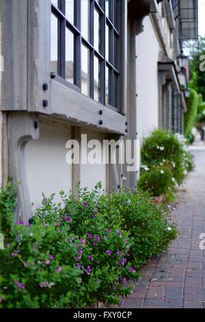 The streets of Carmel by the Sea Stock Photo