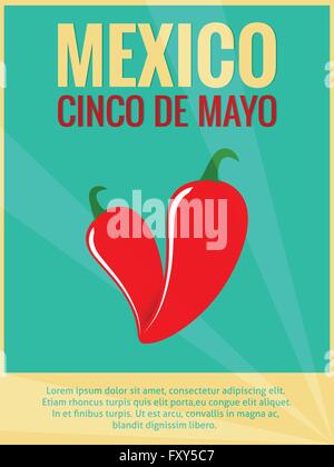 Cinco De Mayo Abstract Stock Vector