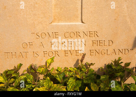 Sri Lanka, Kandy, War Cemetery, some corner of a foreign field, forever England Stock Photo