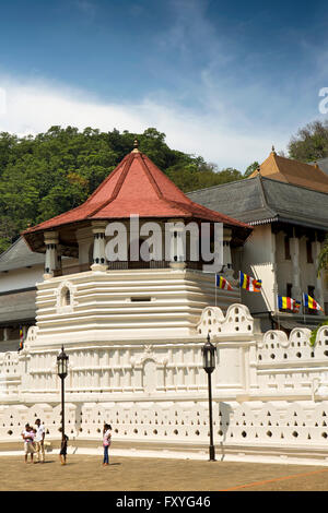 Sri Lanka, Kandy, Temple of the Tooth Relic, Dalada Maligawa, exterior Stock Photo