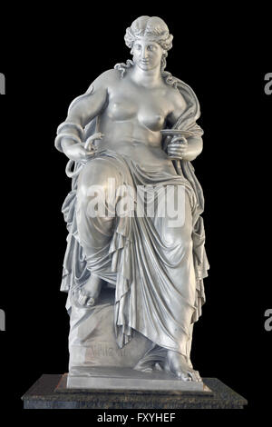 Hygieia statue, goddess of health and patroness of pharmacy, White Columns, Karlovy Vary, Karlovy Vary, Western Bohemia Stock Photo