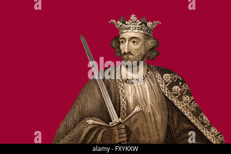 Edward I or Edward Longshanks and the Hammer of the Scots, 1239 - 1307, King of England Stock Photo