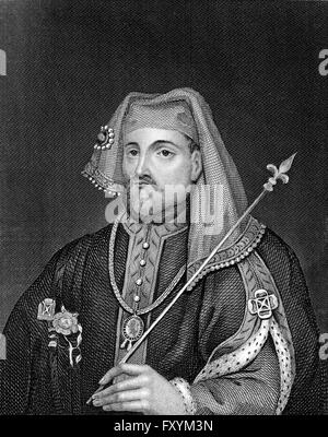 Henry IV or Henry of Bolingbroke, 1367 - 1413, King of England Stock Photo