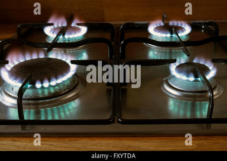 Gas hob Stock Photo