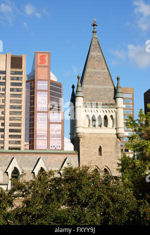 Montreal, Canada - July 28, 2008: Morrice Hall in Gothic style in downtown Montreal. Stock Photo