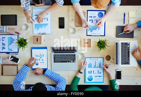 Analyzing data Stock Photo