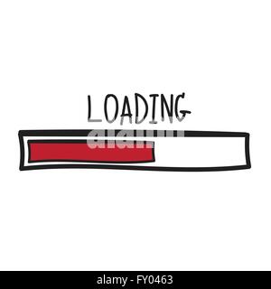 loading. Progress bar design. Vector illustration Stock Vector