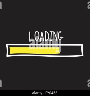 loading. Progress bar design. Vector illustration Stock Vector