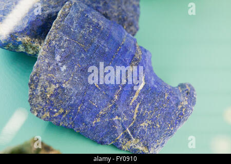 Raw Lapis lazuli stone specimen - USA Stock Photo