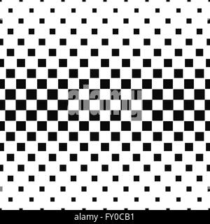 Seamless black and white abstract square pattern Stock Vector