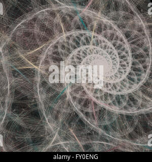 Abstract fractal texture background, fractal elements for mathematics, technology, science. Stock Photo