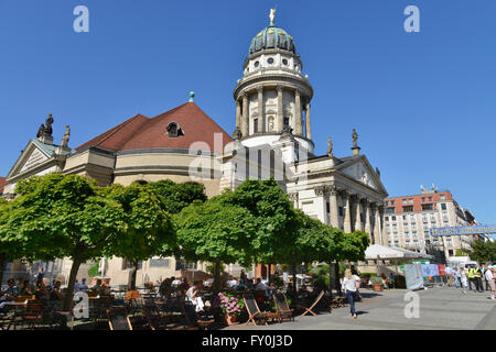 Franzoesischer Dom, Gendarmenmarkt, Mitte, Berlin, Deutschland Stock Photo