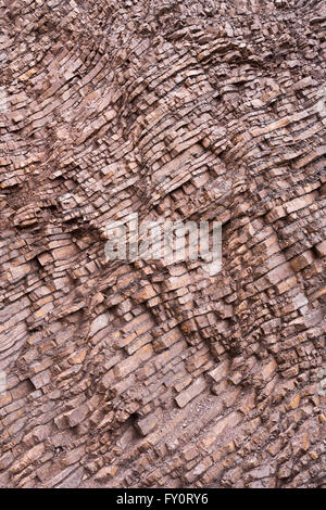 Swirly Chert Outcropping in Marin Headlands Stock Photo