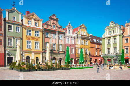 The Old Square in Poznan Stock Photo