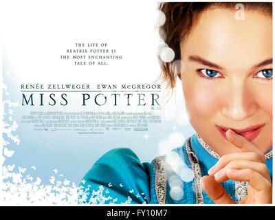 ‘Miss Potter’ 2006 film about Beatrix Potter the author of the much loved 'The Tale of Peter Rabbit' children’s book series. Directed by Chris Noonan and starring Renée Zellweger, Ewan McGregor and Emily Watson. Stock Photo