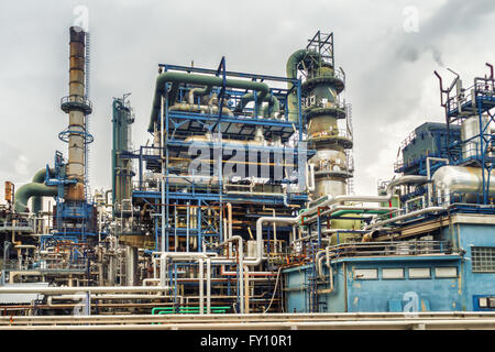 gas, oil and chemical industrial plant Stock Photo