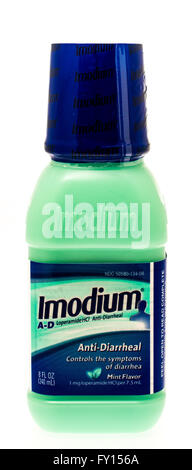 Winneconne, WI -25 Sept 2015:  Bottle of Imodium A-D aniti Diarrheal Stock Photo