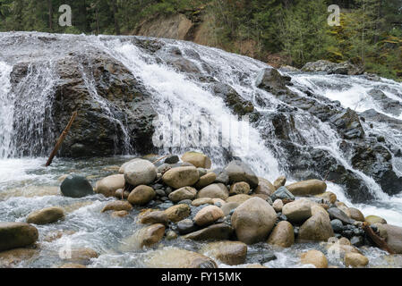 Englishman River Falls, British Columbia Canada Stock Photo
