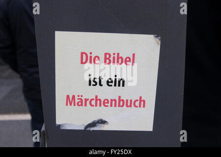 Sticker. Berlin, Germany. Stock Photo