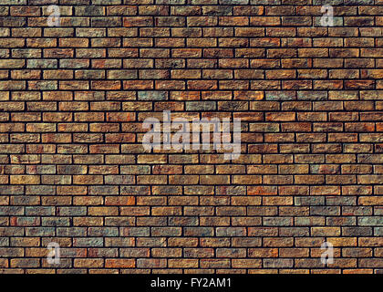 Grungy old brick wall texture Stock Photo