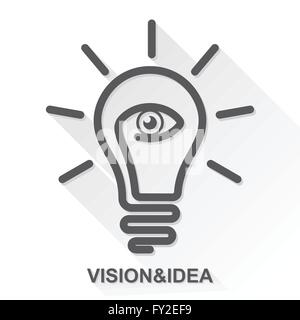 Vision and ideas - business concept, vector Stock Vector