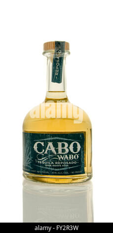 Winneconne, WI - 19 March 2016:  A bottle of Cabo wabo tequila Stock Photo