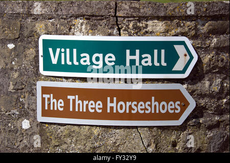 Three Horseshoes Inn, Batscombe, Somerset Stock Photo