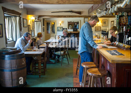 Three Horseshoes Inn, Batscombe, Somerset Stock Photo