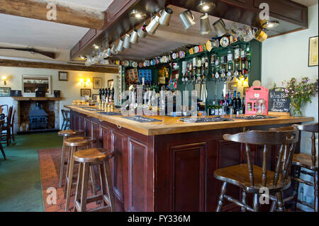 Three Horseshoes Inn, Batscombe, Somerset Stock Photo