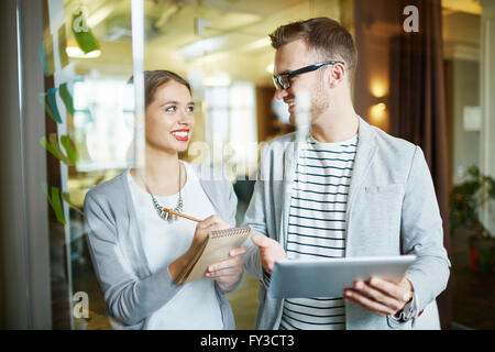 Adressing for advice Stock Photo