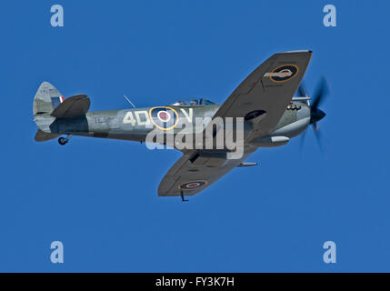 Spitfire Mk.LF.XVIe TE311 RAF BBMF during a display Stock Photo