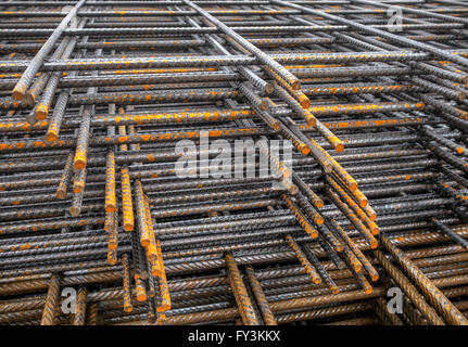 Steel wire fabric Stock Photo