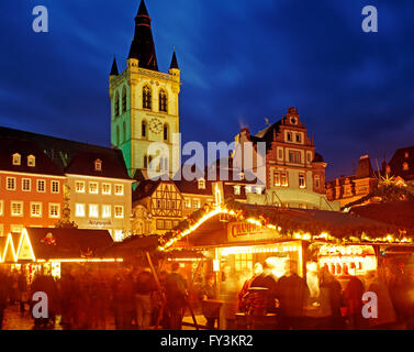 Trier Christmas market, Rhineland Palatinate, Germany Stock Photo