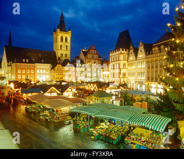 Trier Christmas market, Rhineland Palatinate, Germany Stock Photo