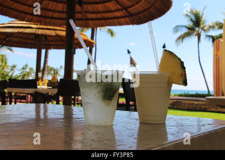 Tropical drinks Stock Photo