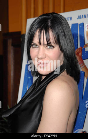 File. 20th Apr, 2016. CHYNA, wrestler and actress, was found dead Wednesday in her Redondo Beach home, no cause of death had been determined. She was 46. Born Joan Marie Laurer, aka WWF's '9th Wonder of the World.' After leaving the WWE in 2001, Laurer posed for Playboy and appeared in adult films and on reality TV. Pictured: Mar. 2, 2006 - New York, New York - Illegal Aliens shows a 15 minute trailer to promote it at Tribeca Cinema. Joanie ''Chynna'' Laurer. © Globe Photos/ZUMAPRESS.com/Alamy Live News Stock Photo