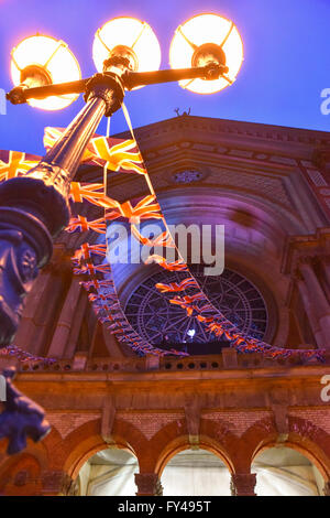 Alexandra Palace, London, UK. 21st April 2016. The Queen's 90th Birthday beacon at Alexandra Palace in North London Credit:  Matthew Chattle/Alamy Live News Stock Photo