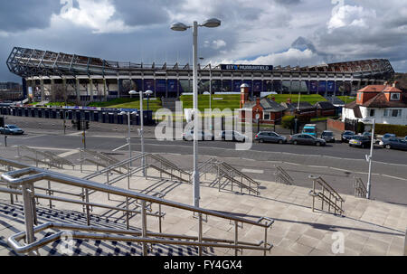 Murryfield stadium Edinburgh. Stock Photo