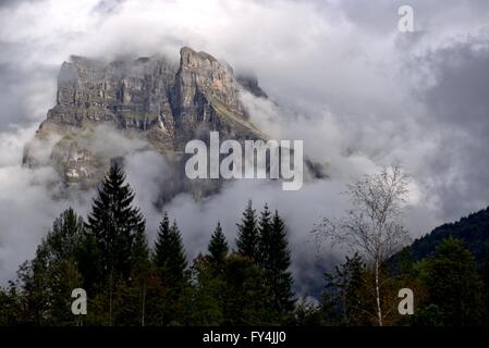 Cornes de Chamois from Sixt-Fer-à-Cheval Stock Photo