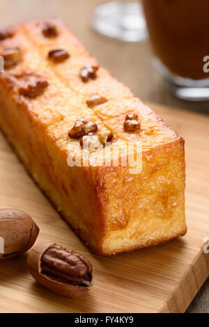 Walnut loaf cake Stock Photo